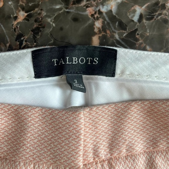 Talbots Salmon Color Slacks  Sz 2 - Picture 3 of 7